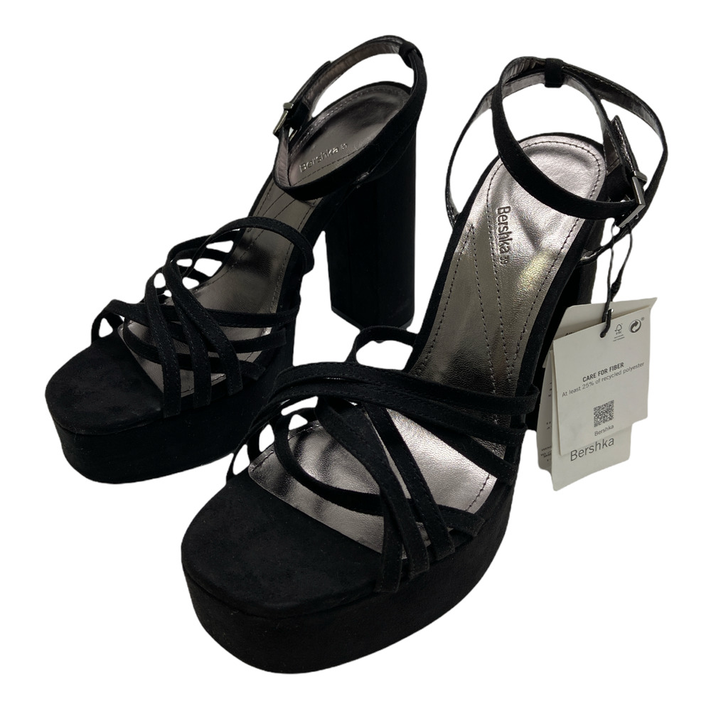 NWT Bershka Strappy Platform Heel Size 8